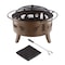 Pure Garden 5-Pc Fire Pit with Bear Cutouts, Gold 50-LG1202 - alternate 2